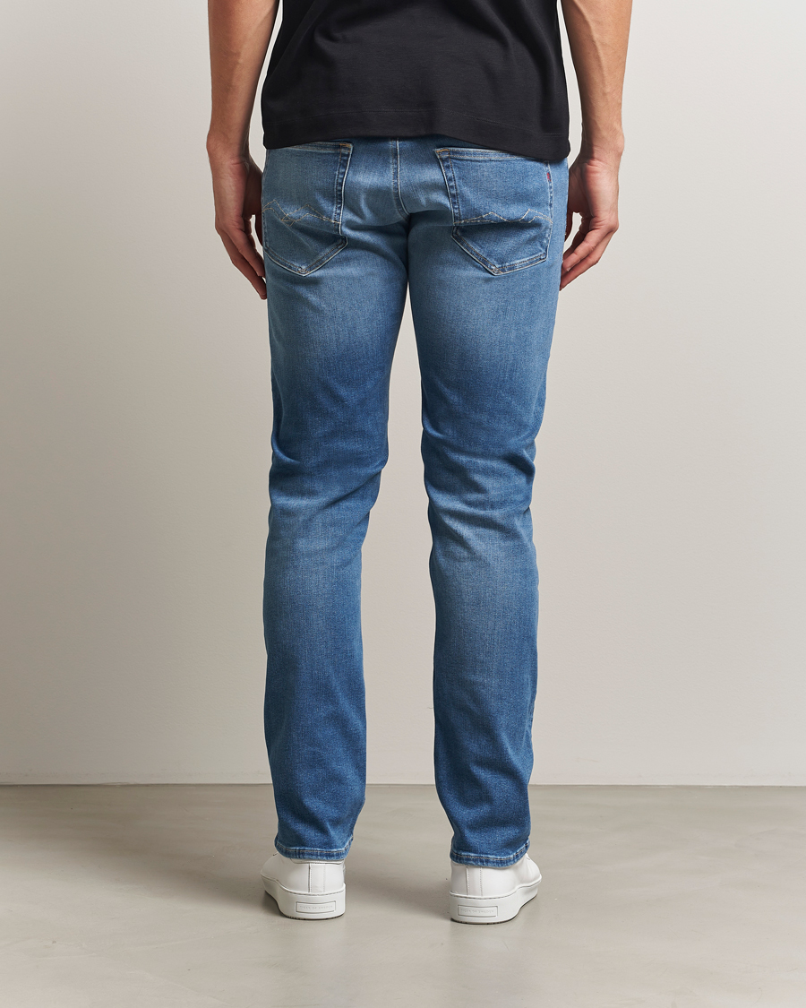 Herren | Jeans | Replay | Grover Hyperflex Original Jeans Medium Blue