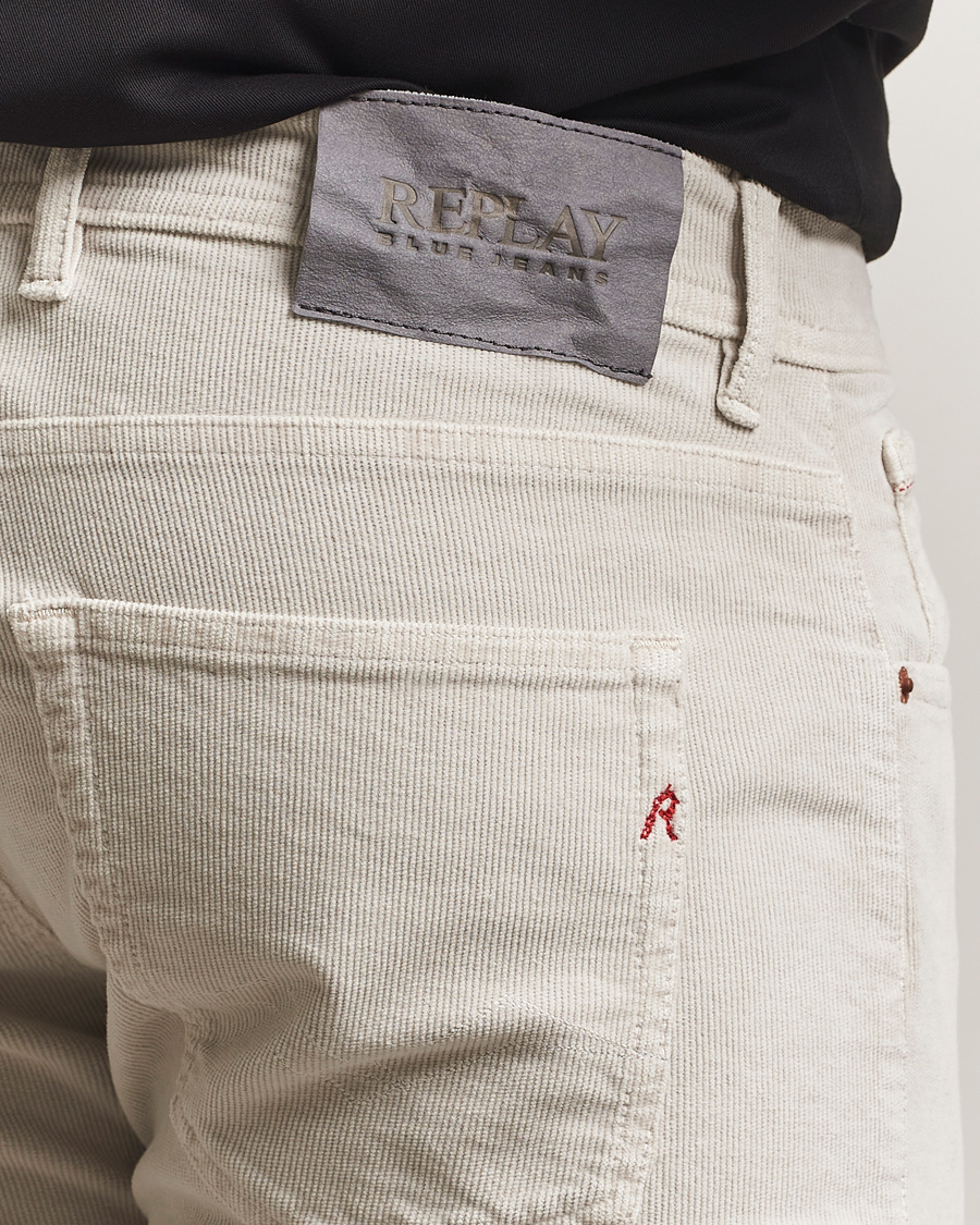 Herren | Hosen | Replay | Grover Corduroy 5-Pocket Pants Moon Grey