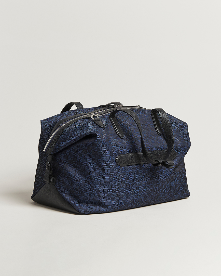 Herren | Taschen | Smythson | Canvas Stamp Travel Bag Navy