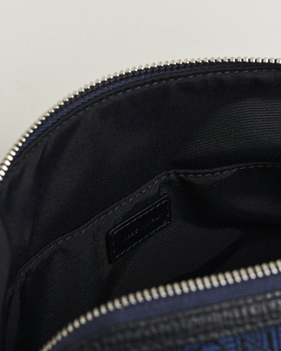 Herren | Taschen | Smythson | Canvas Stamp Travel Pouch Navy