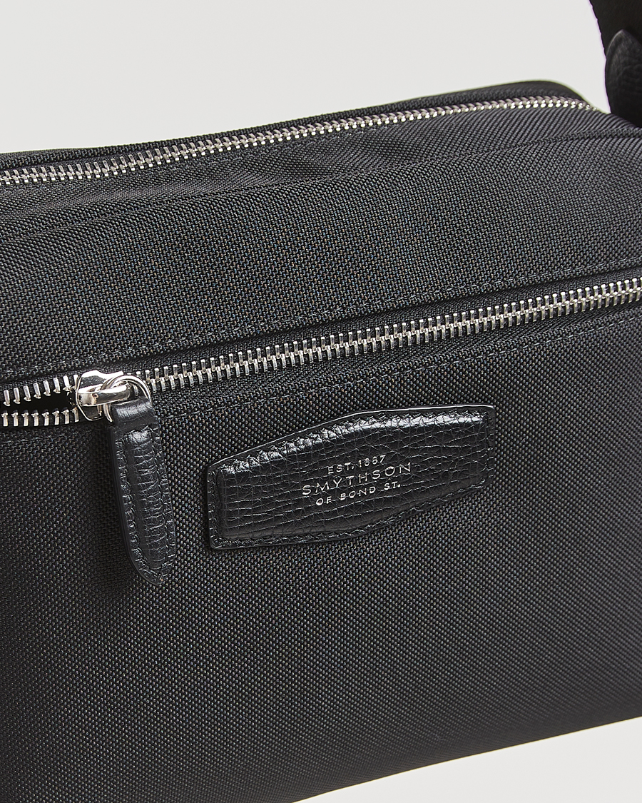 Herren | Taschen | Smythson | Canvas Norton Crossbody Bag Black