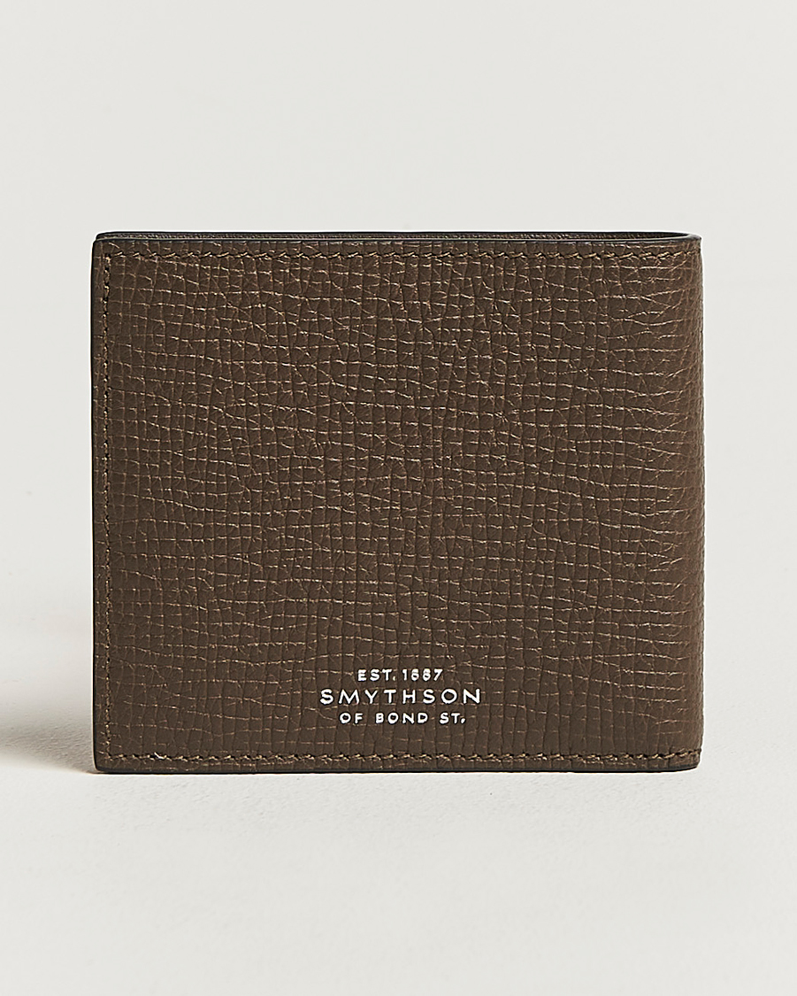 Herren | Geldbörsen | Smythson | Ludlow 6 Card Wallet Dark Olive
