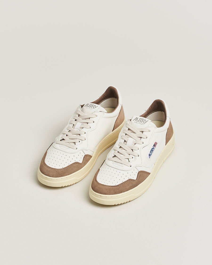 Herren | Sneaker | Autry | Medalist Low Sneaker White/Tobacco