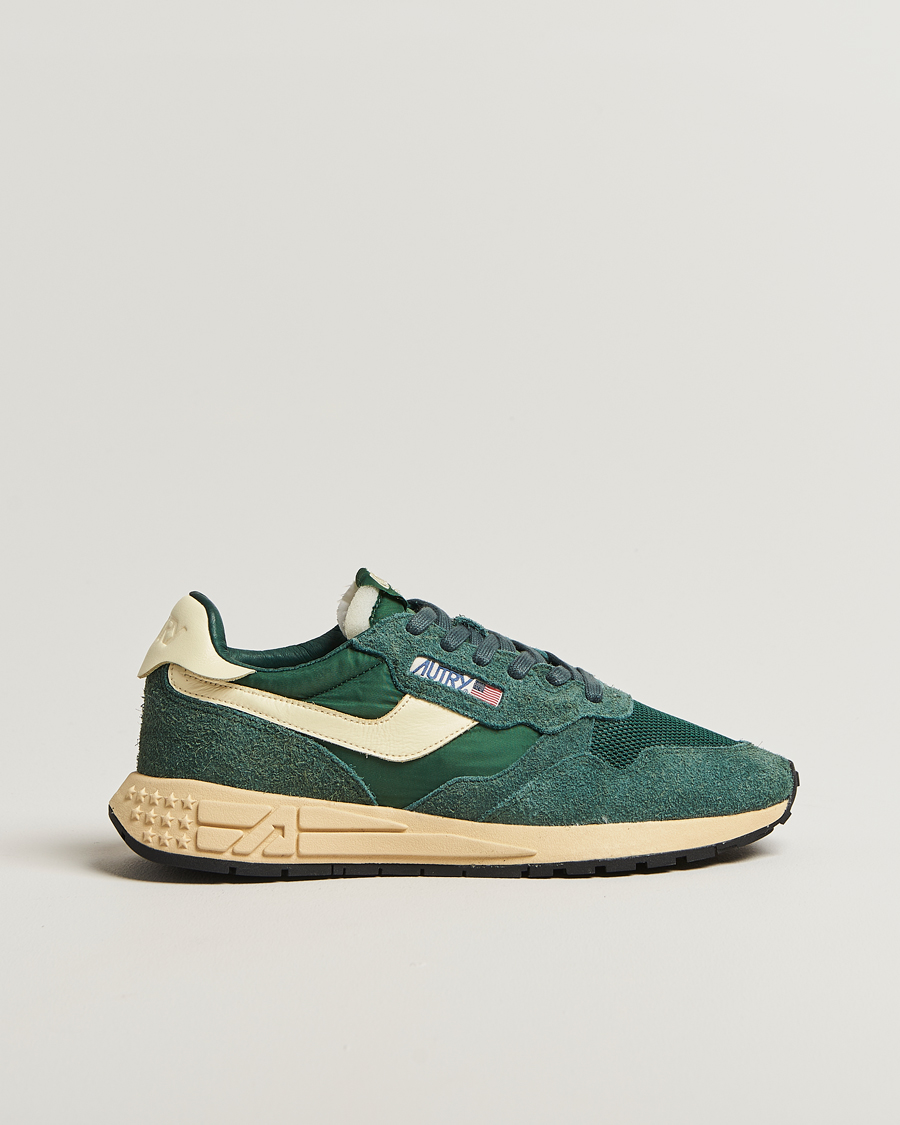 Herren | Sneaker | Autry | Reelwind Running Sneaker Bottle Green/Beige