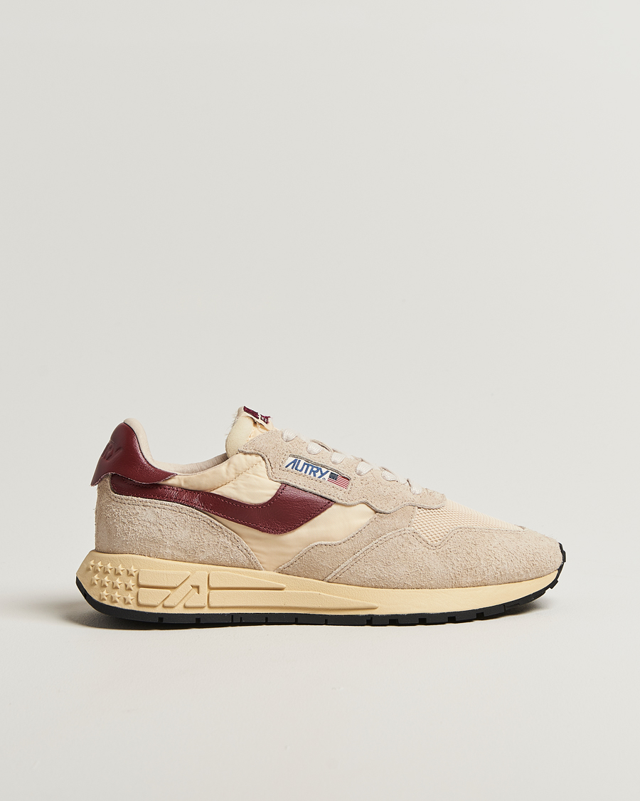 Herren | Sneaker | Autry | Reelwind Running Sneaker Ecru/Wine
