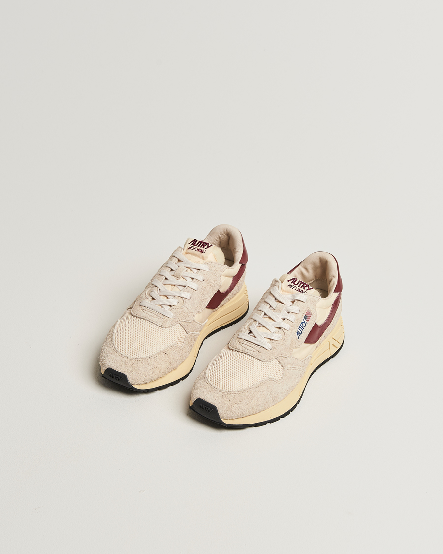 Herren | Sneaker | Autry | Reelwind Running Sneaker Ecru/Wine
