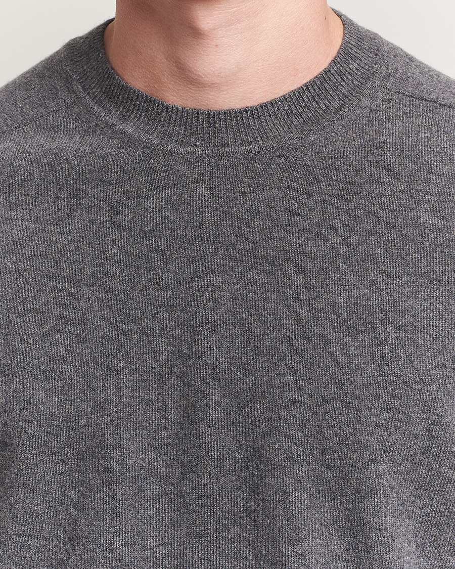 Herren | Pullover | Altea | Wool/Cashmere Crew Neck Pullover Charcoal
