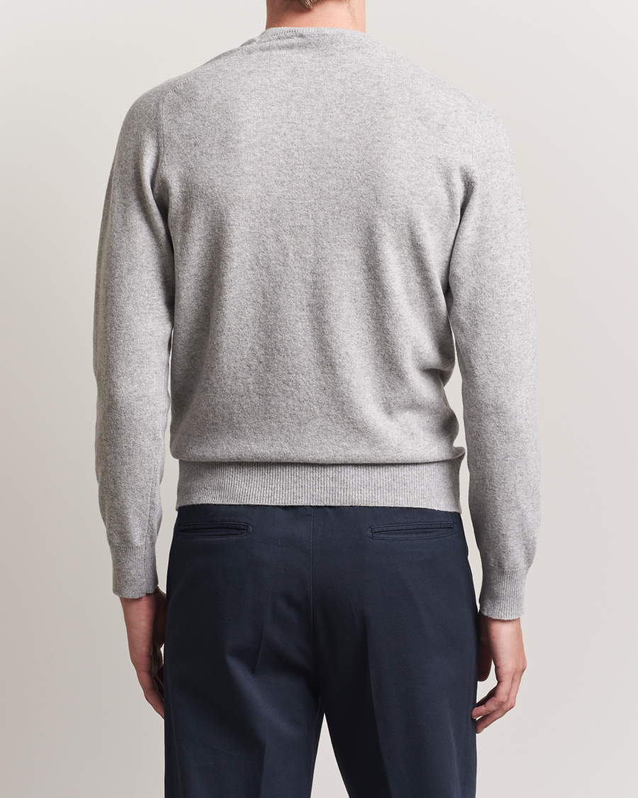 Herren | Pullover | Altea | Wool/Cashmere Crew Neck Pullover Light Grey