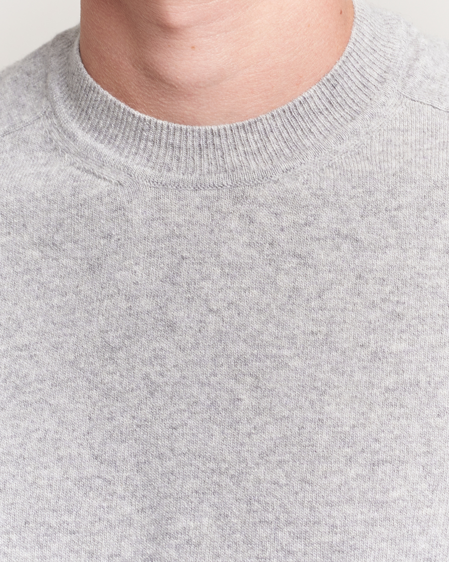 Herren | Pullover | Altea | Wool/Cashmere Crew Neck Pullover Light Grey