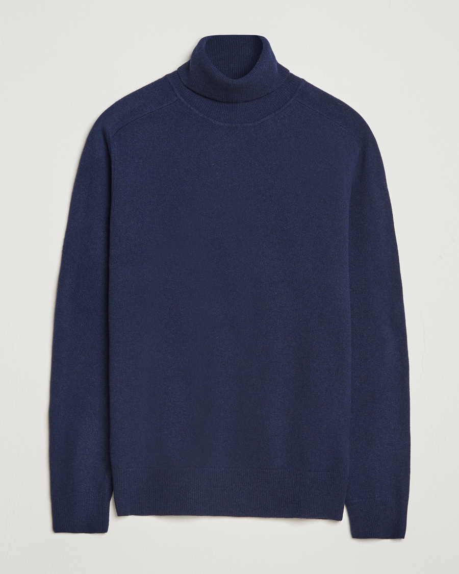 Herren | Pullover | Altea | Wool/Cashmere Rollneck Navy