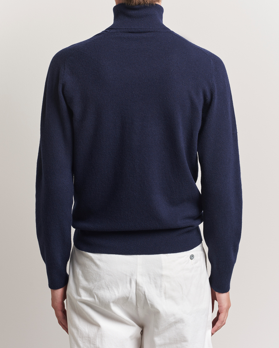 Herren | Pullover | Altea | Wool/Cashmere Rollneck Navy