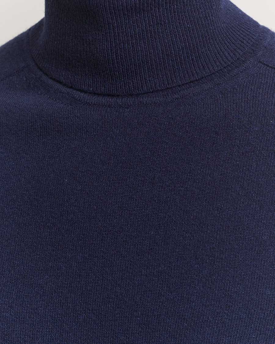 Herren | Pullover | Altea | Wool/Cashmere Rollneck Navy