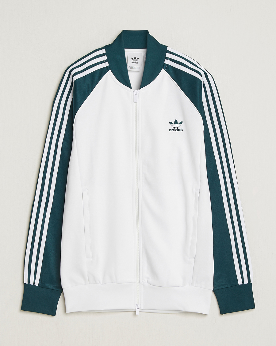 Herren | Pullover | adidas Originals | Classic Track Jacket White/Green