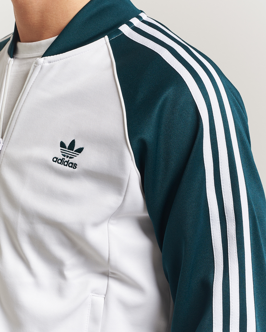 Herren | Pullover | adidas Originals | Classic Track Jacket White/Green