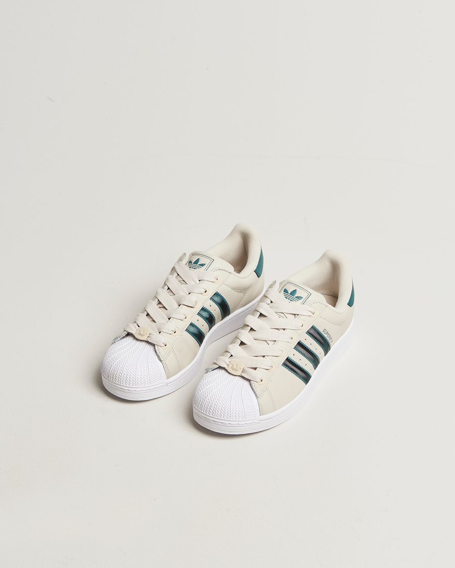 Herren | Sneaker | adidas Originals | Superstar II Sneaker Beige/Green