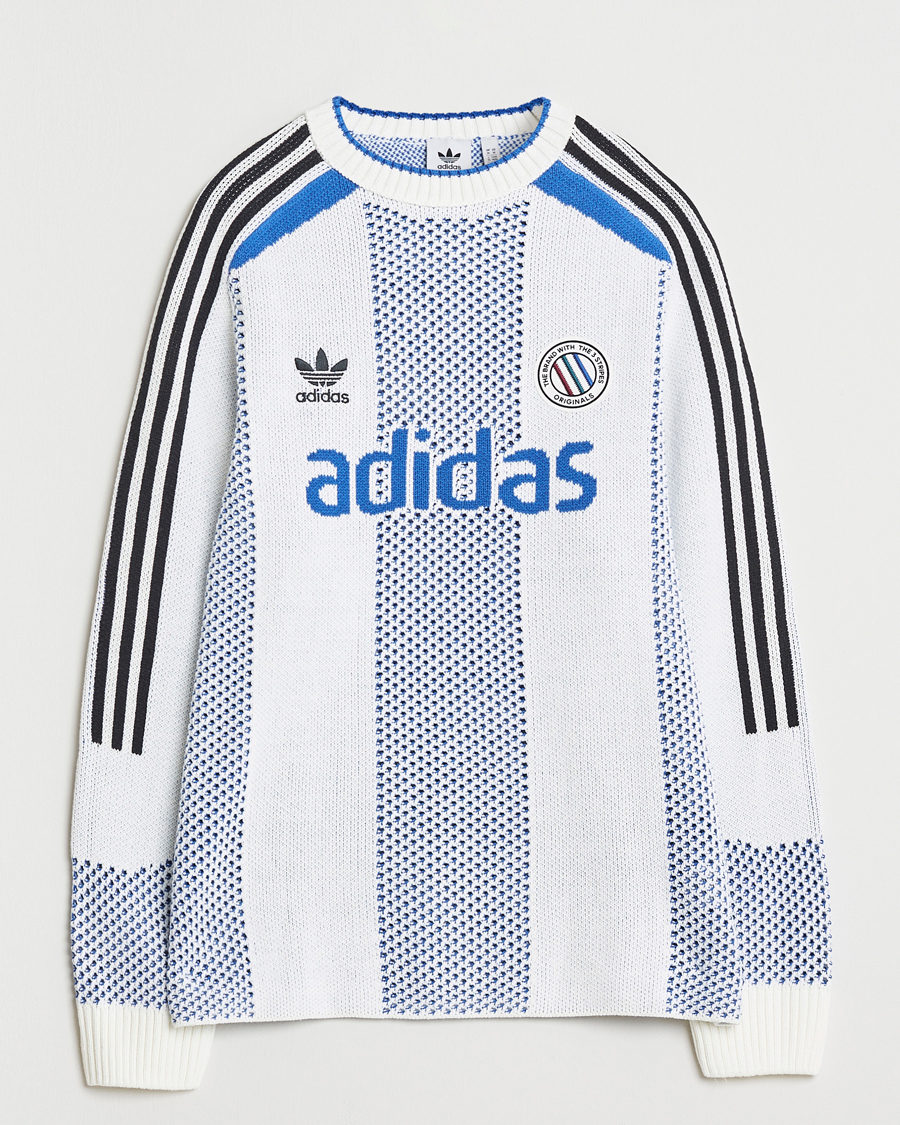 Herren | Pullover | adidas Originals | Knitted Football Sweater White