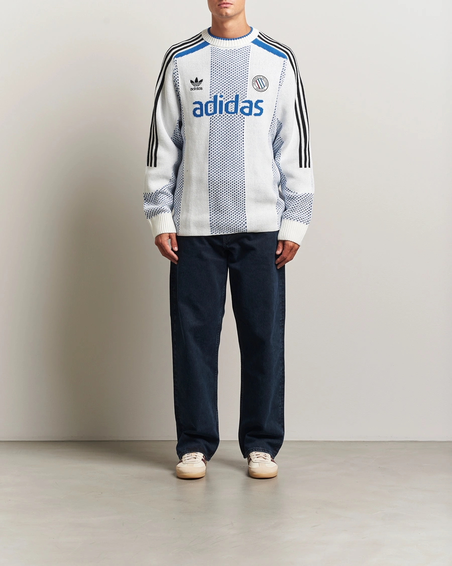 Herren | Pullover | adidas Originals | Knitted Football Sweater White
