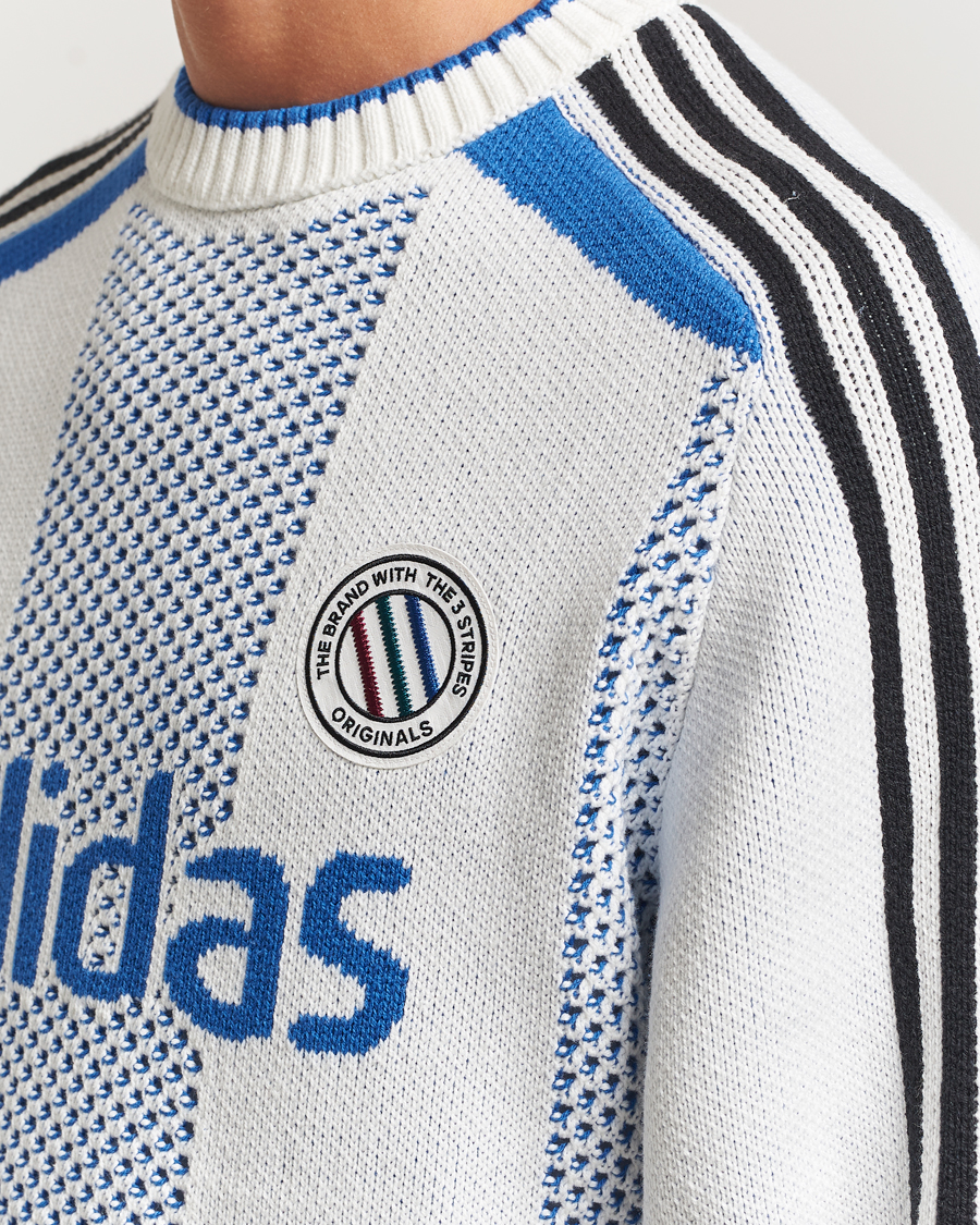Herren | Pullover | adidas Originals | Knitted Football Sweater White