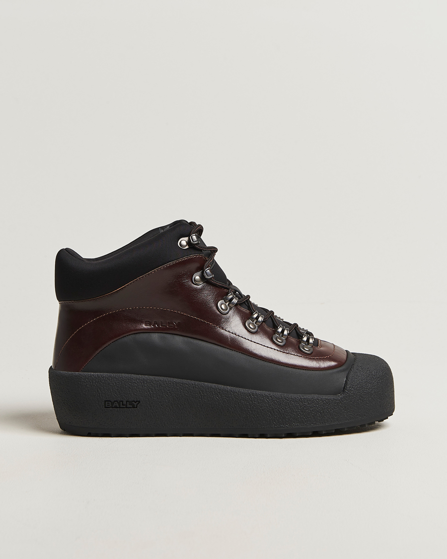 Herren | Boots | Bally | Calys Laced Curling Boot Brown/Black