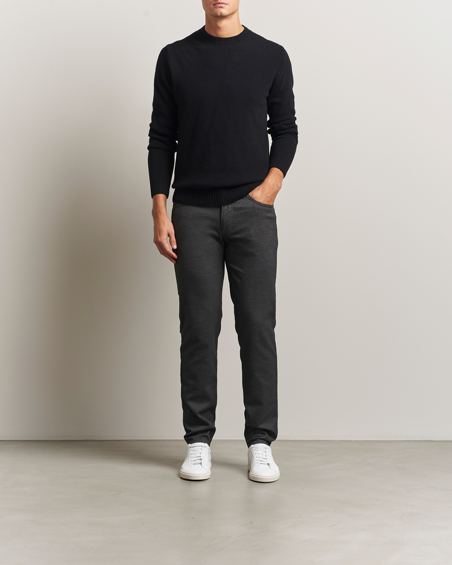 Herren | Hosen | Brax | Cadiz Woo.Look 5-Pocket Pants Elephant Grey