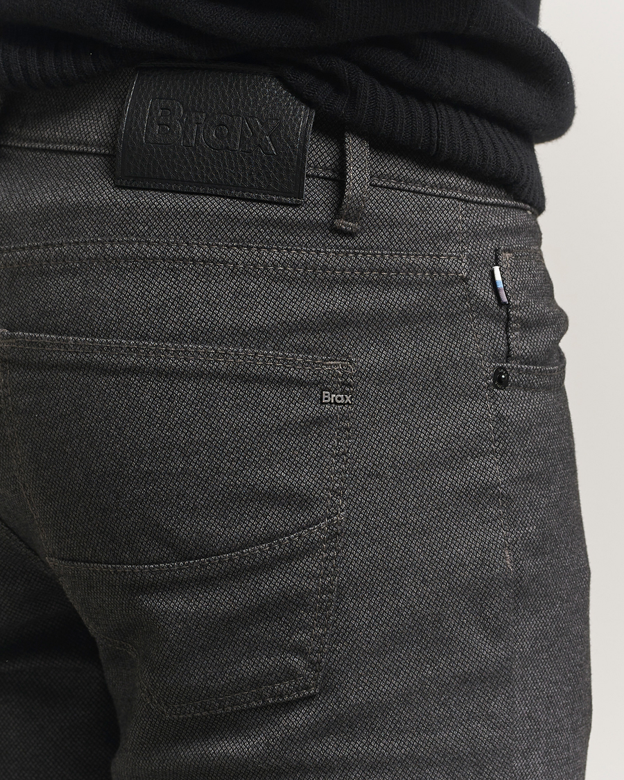 Herren | Hosen | Brax | Cadiz Woo.Look 5-Pocket Pants Elephant Grey
