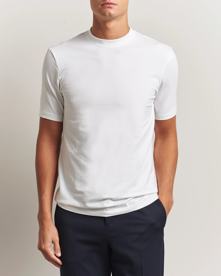 Herren | T-Shirts | Bread & Boxers | High Neck T-Shirt White