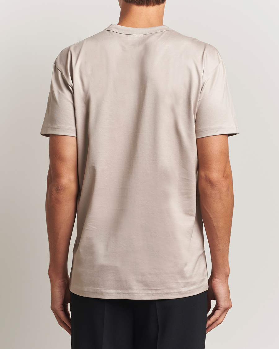Herren | T-Shirts | Bread & Boxers | Pima Cotton Crew Neck T-Shirt Greige