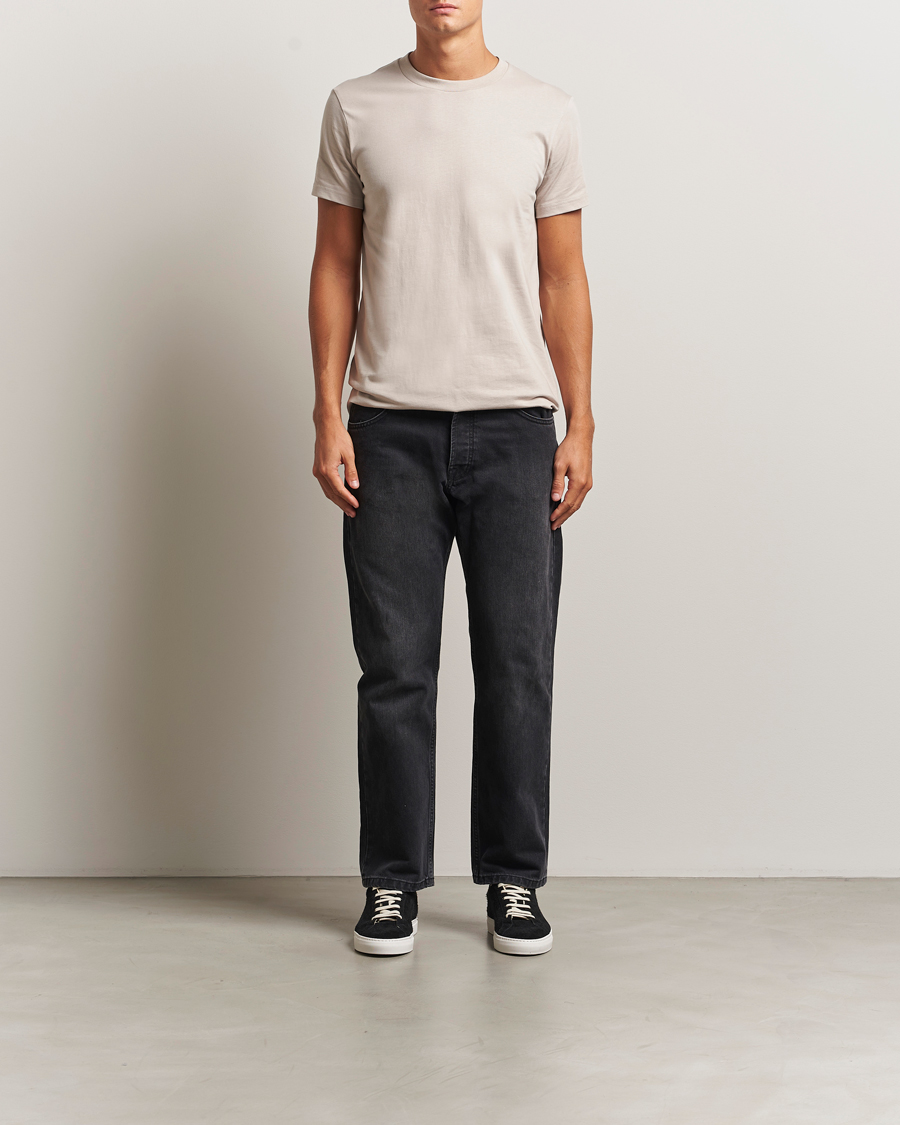 Herren | T-Shirts | Bread & Boxers | Crew Neck Regular T-Shirt Greige