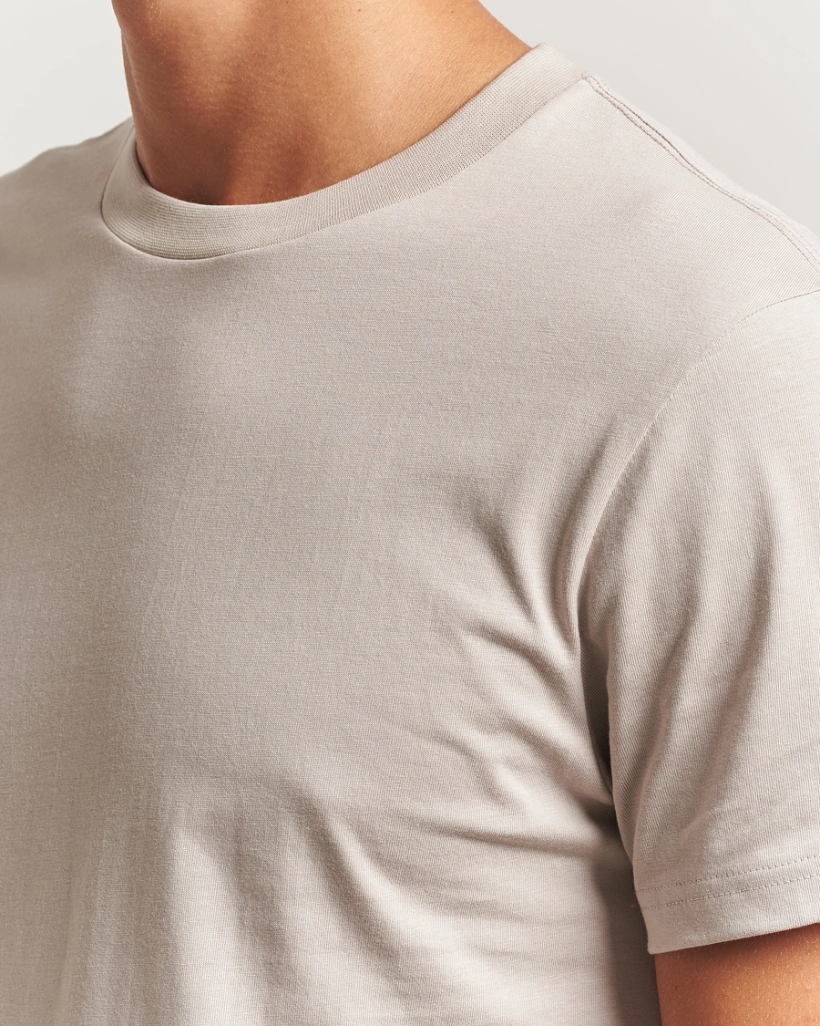 Herren | T-Shirts | Bread & Boxers | Crew Neck Regular T-Shirt Greige