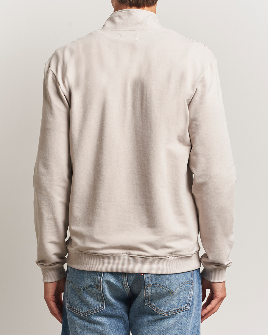 Herren | Pullover | Bread & Boxers | Loungewear Half Zip Greige