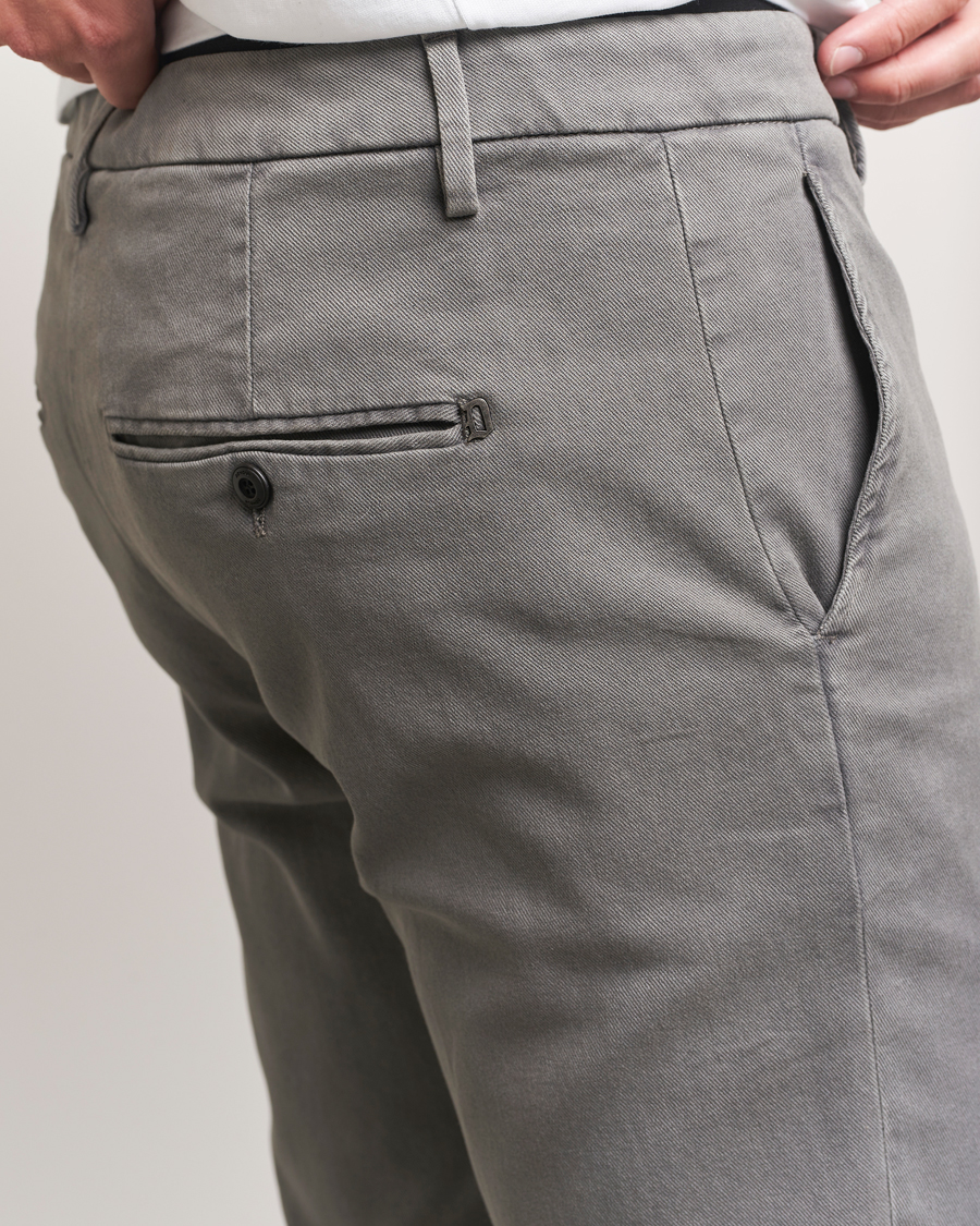 Herren | Hosen | Dondup | Spiritisimo Pleated Chinos Light Grey