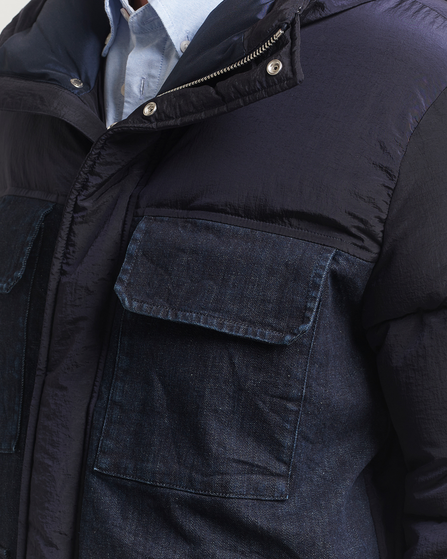 Herren | Jacken | Dondup | Puffy Hooded Down Jacket Navy