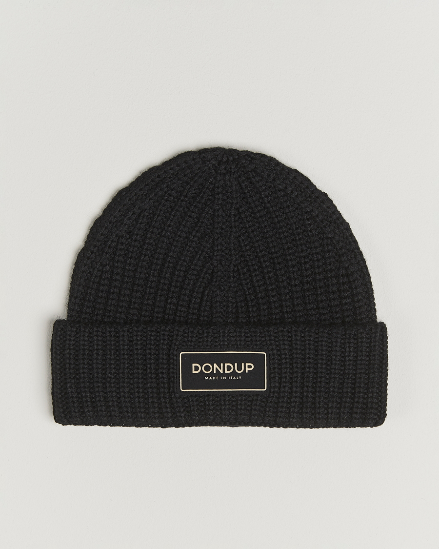 Herren | Mützen | Dondup | Ribbed Beanie Black