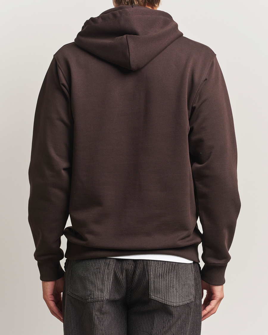 Herren | Pullover | Drôle de Monsieur | Classic Slogan Hoodie Dark Brown