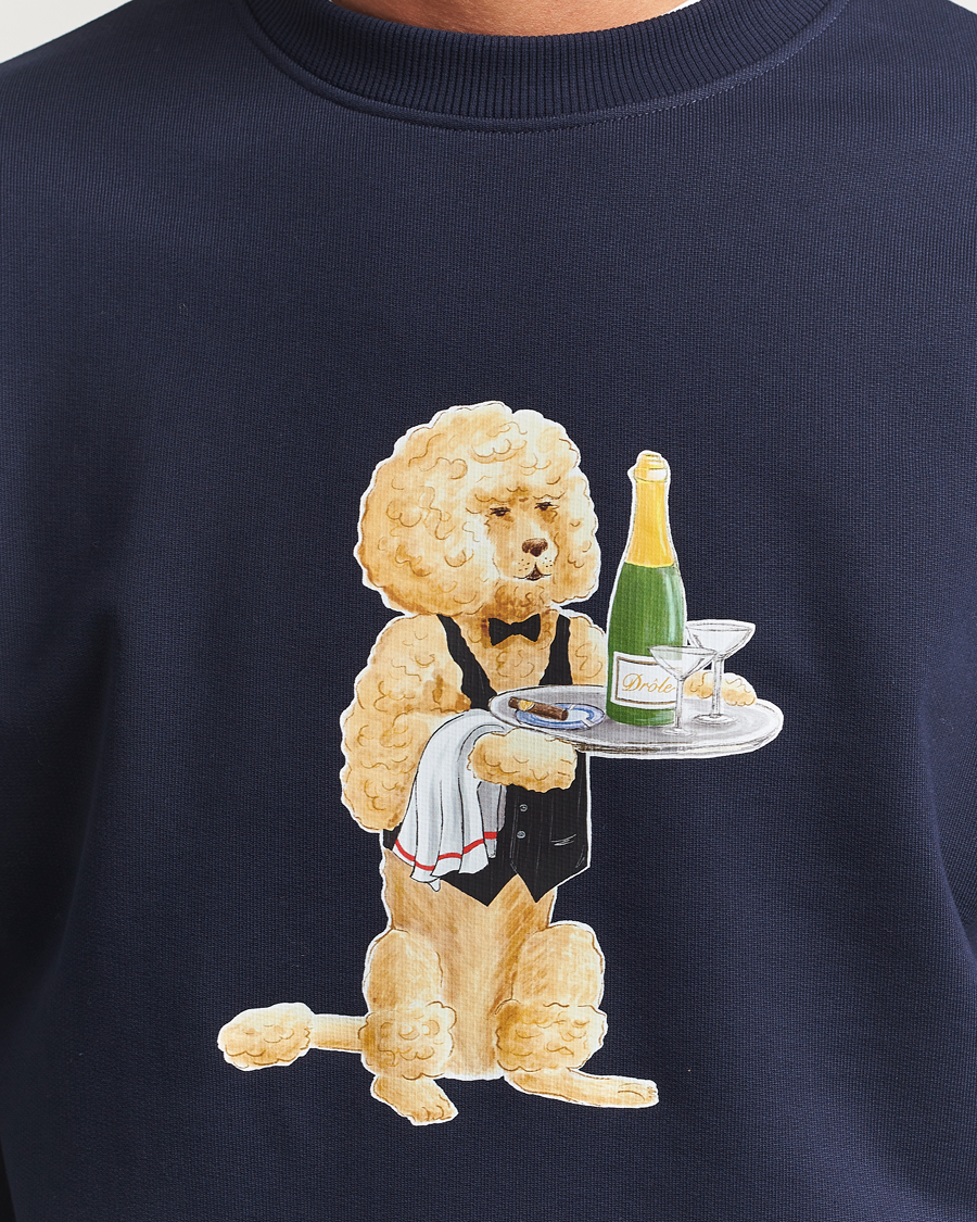 Herren | Pullover | Drôle de Monsieur | Poodle Sweatshirt Navy