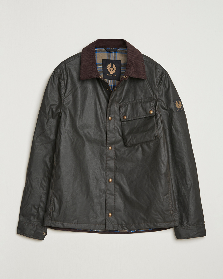 Herren | Jacken | Belstaff | Ground Wax Jacket Faded Olive