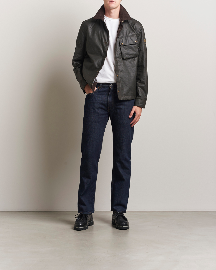 Herren | Jacken | Belstaff | Ground Wax Jacket Faded Olive