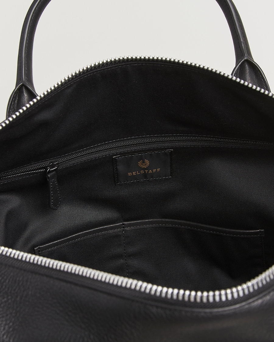 Herren | Taschen | Belstaff | Ronson Leather Weekender Bag Black