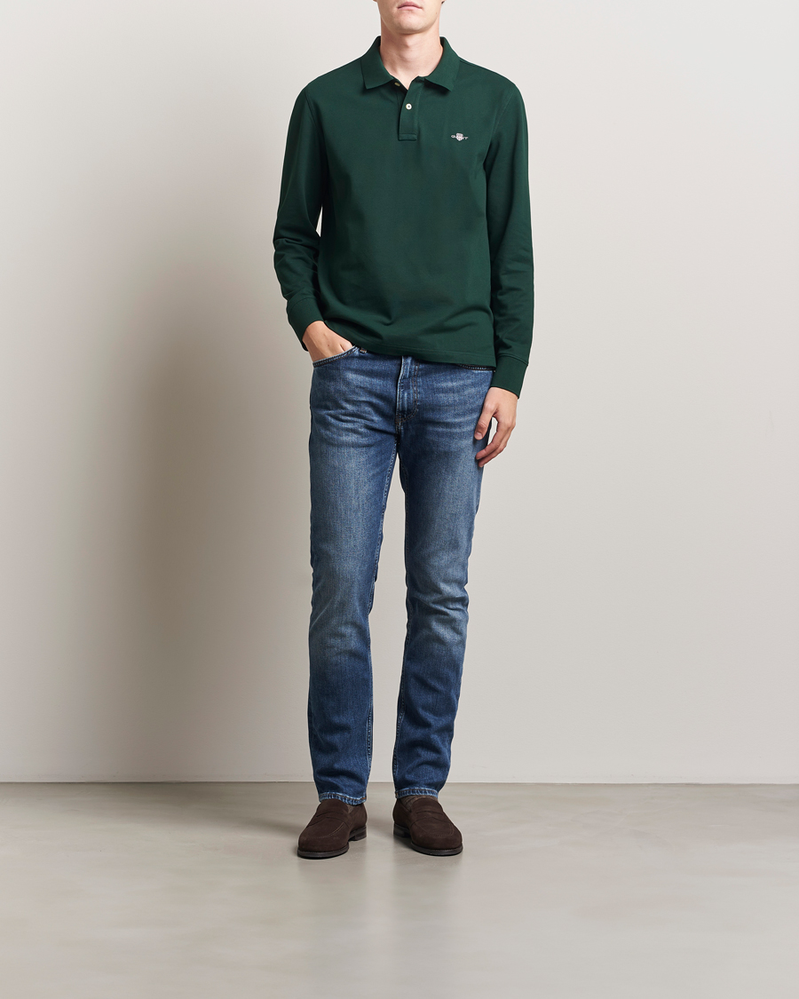 Herren | Jeans | GANT | Regular Fit Jeans Mid Blue Vintage