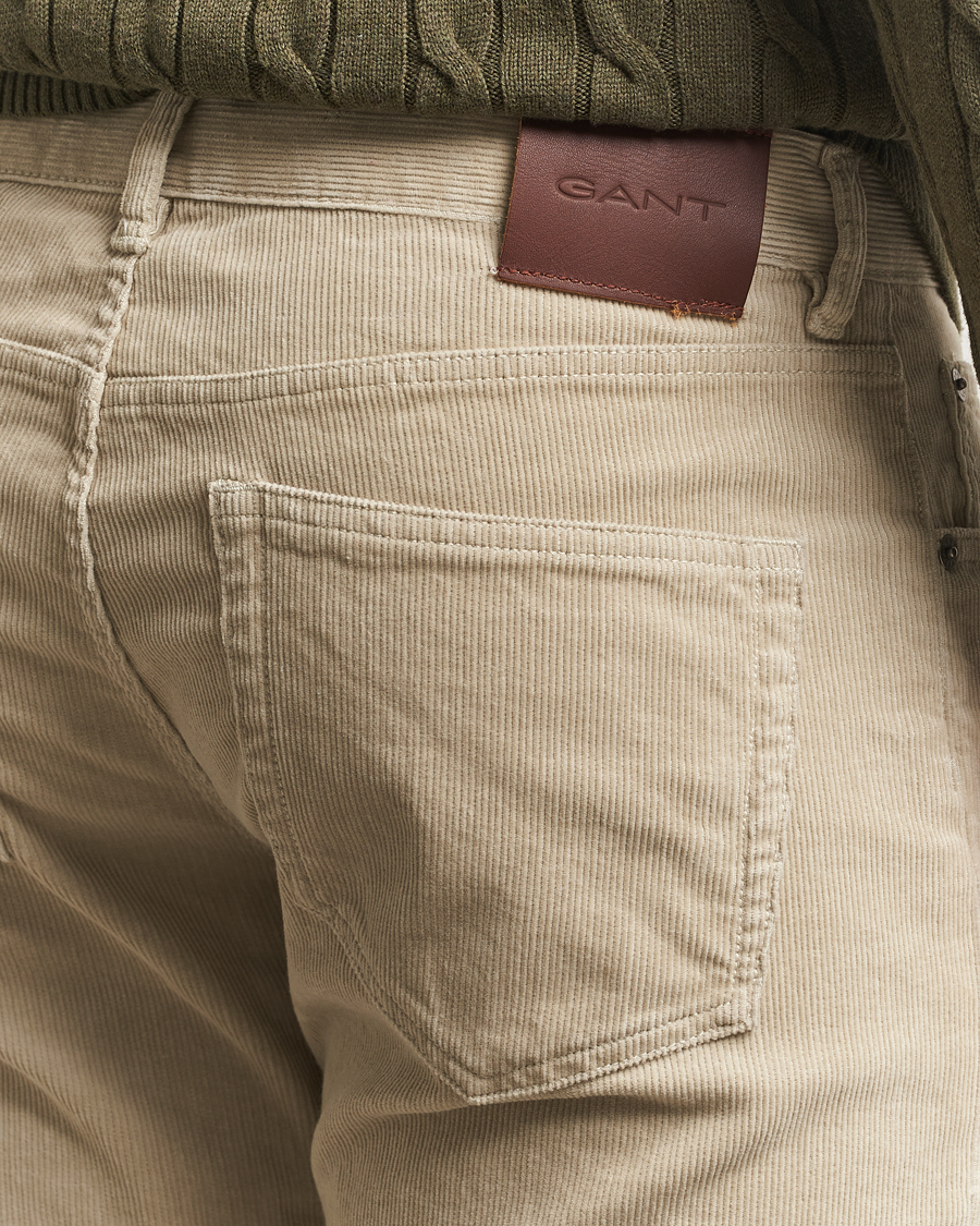 Herren | Hosen | Gant | Cord 5-Pocket Jeans Greige