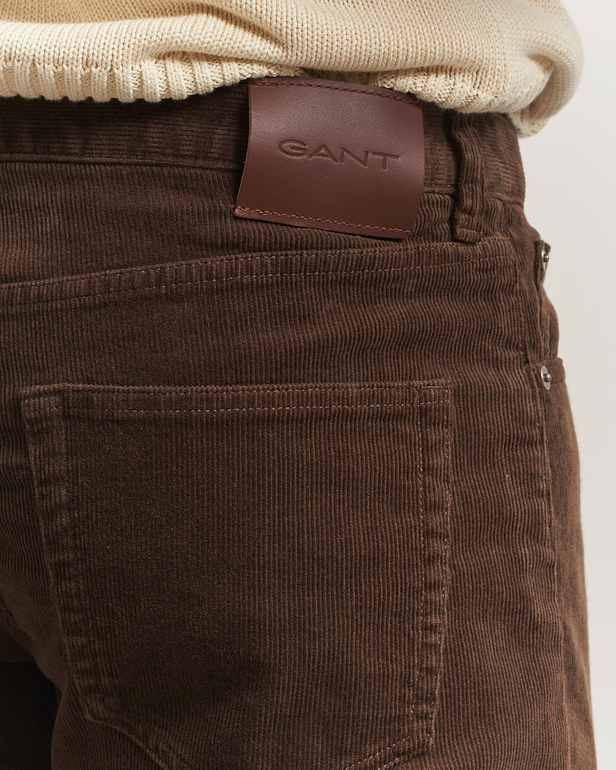Herren | Hosen | Gant | Cord 5-Pocket Jeans Rich Brown