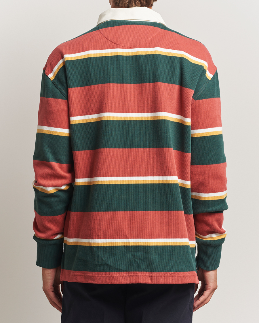 Herren | Pullover | GANT | Striped Heavy Rugger Modern Rust
