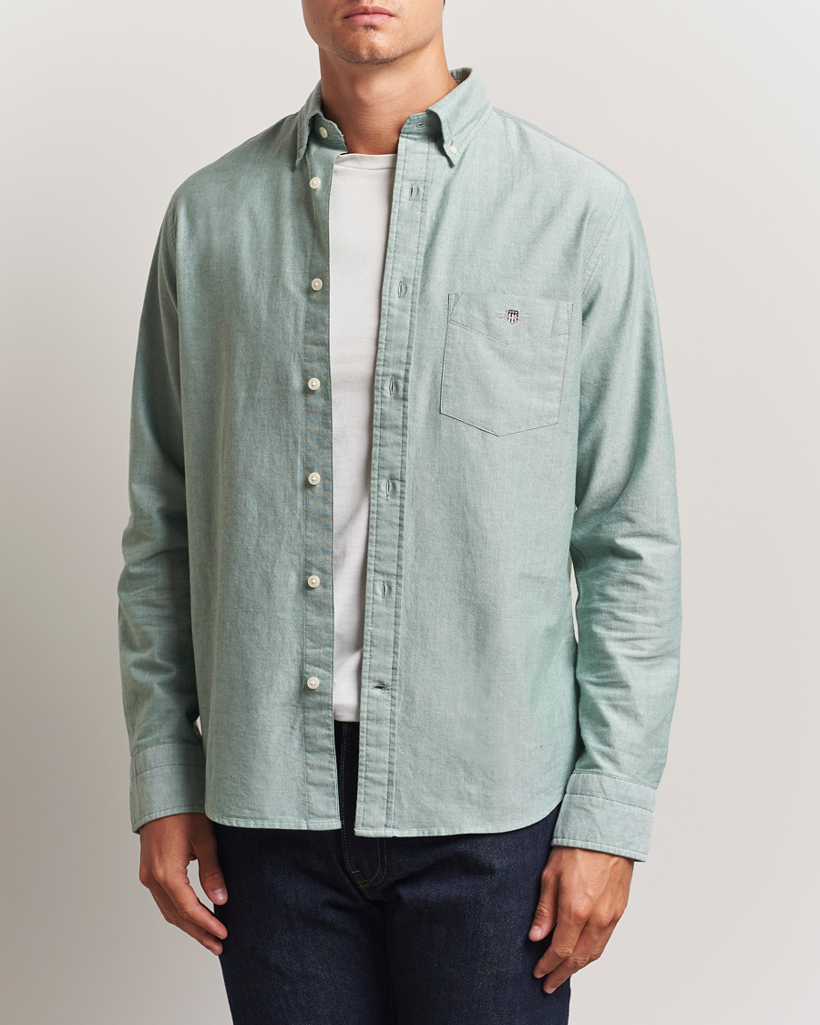 Herren | Hemden | Gant | Regluar Fit Classic Oxford Shirt Forest Green