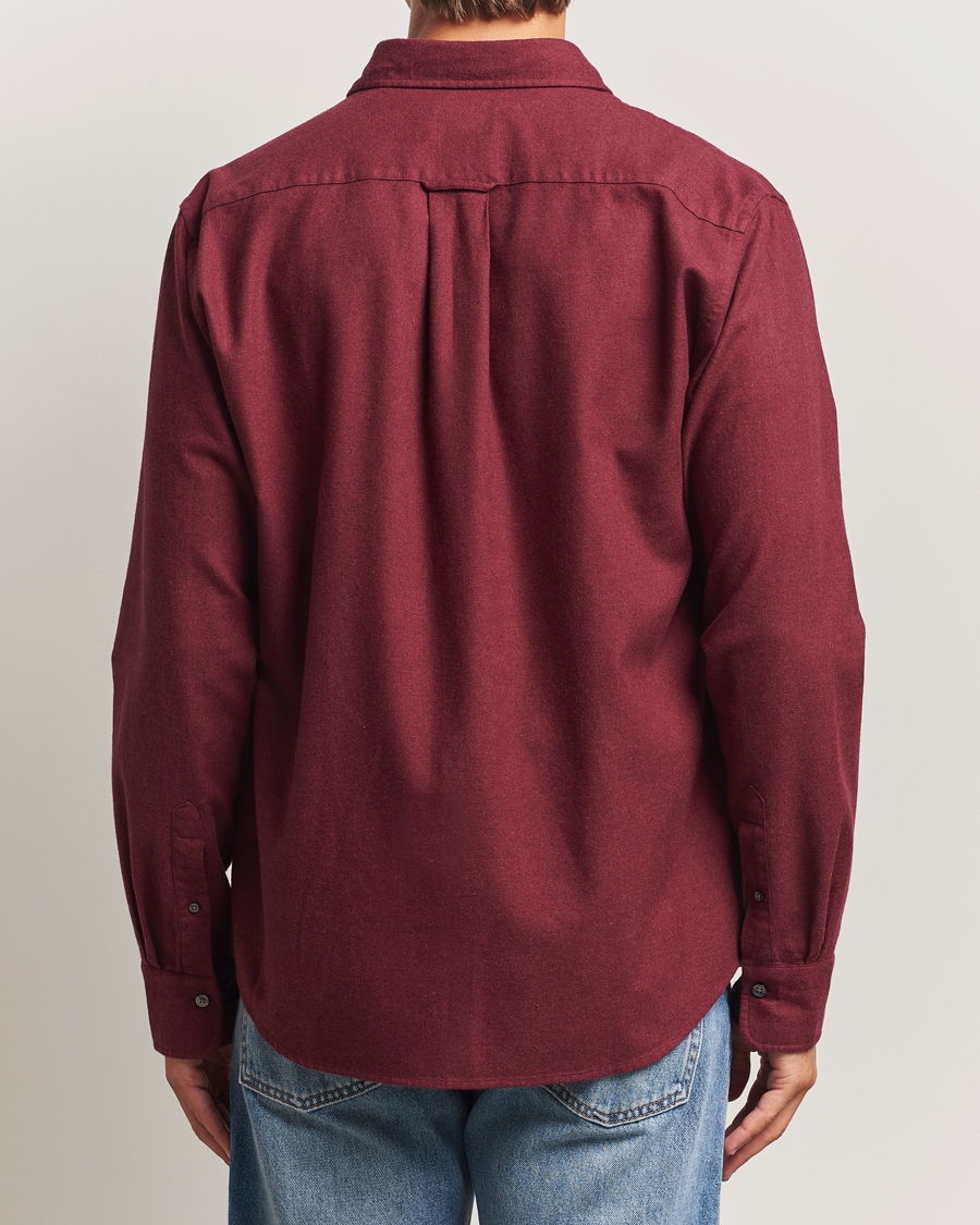 Herren | Hemden | GANT | Regular Fit Flannel Shirt Plumped Red