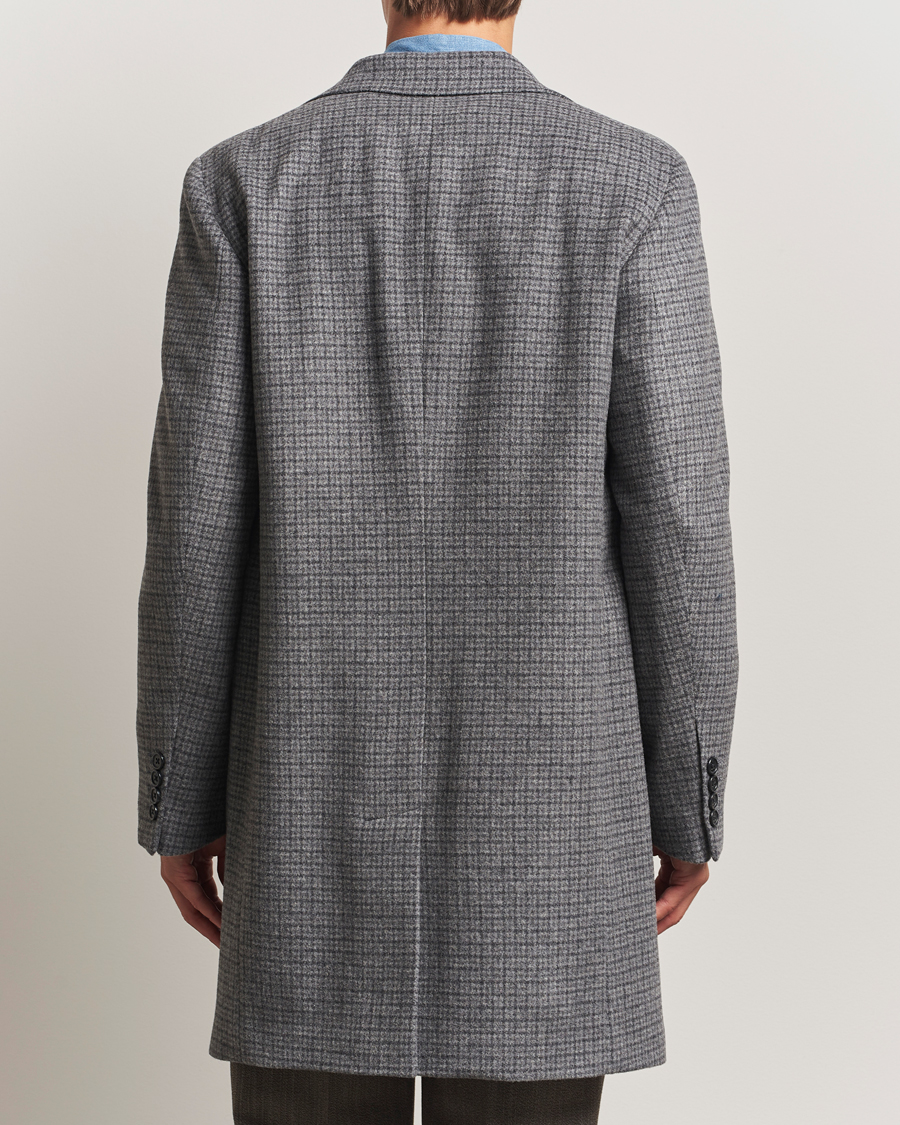 Herren | Jacken | Gant | Classic Wool Houndstooth Coat Black