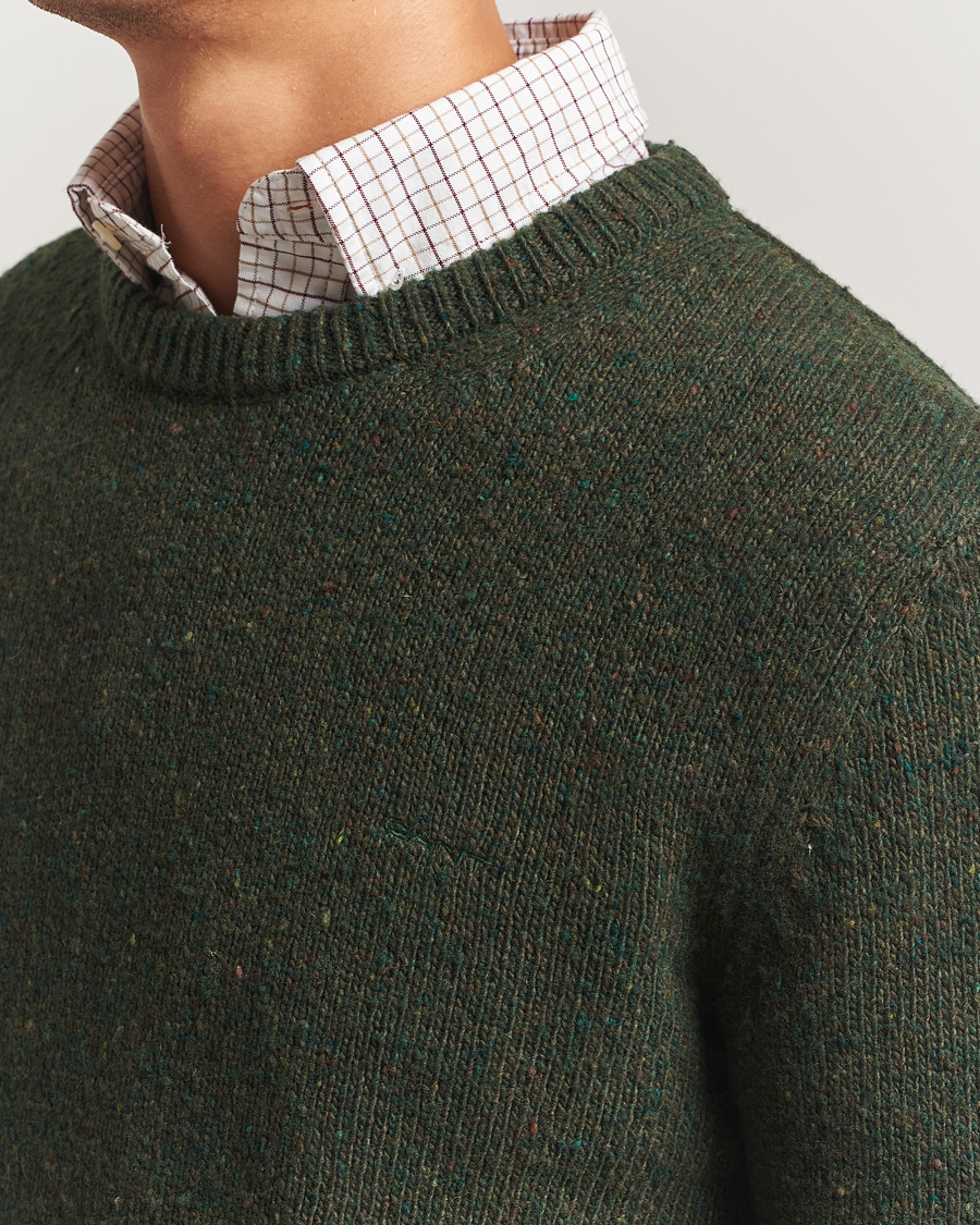 Herren | Pullover | Gant | Neps Wool Crew Neck Country Green
