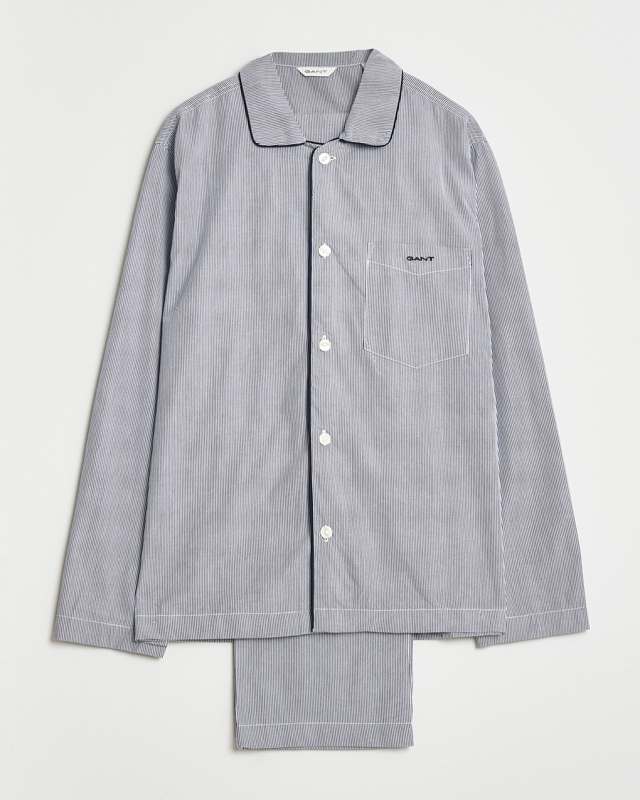 Herren | Schlafanzüge & Bademäntel | GANT | Striped Pyjama Set Persian Blue
