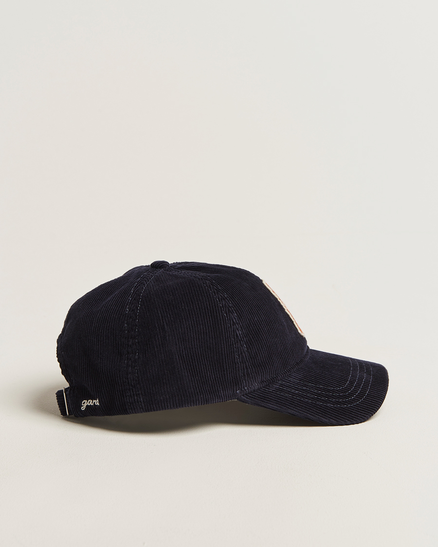Herren | Hüte & Mützen | GANT | G Badge Corduroy Cap Evening Blue