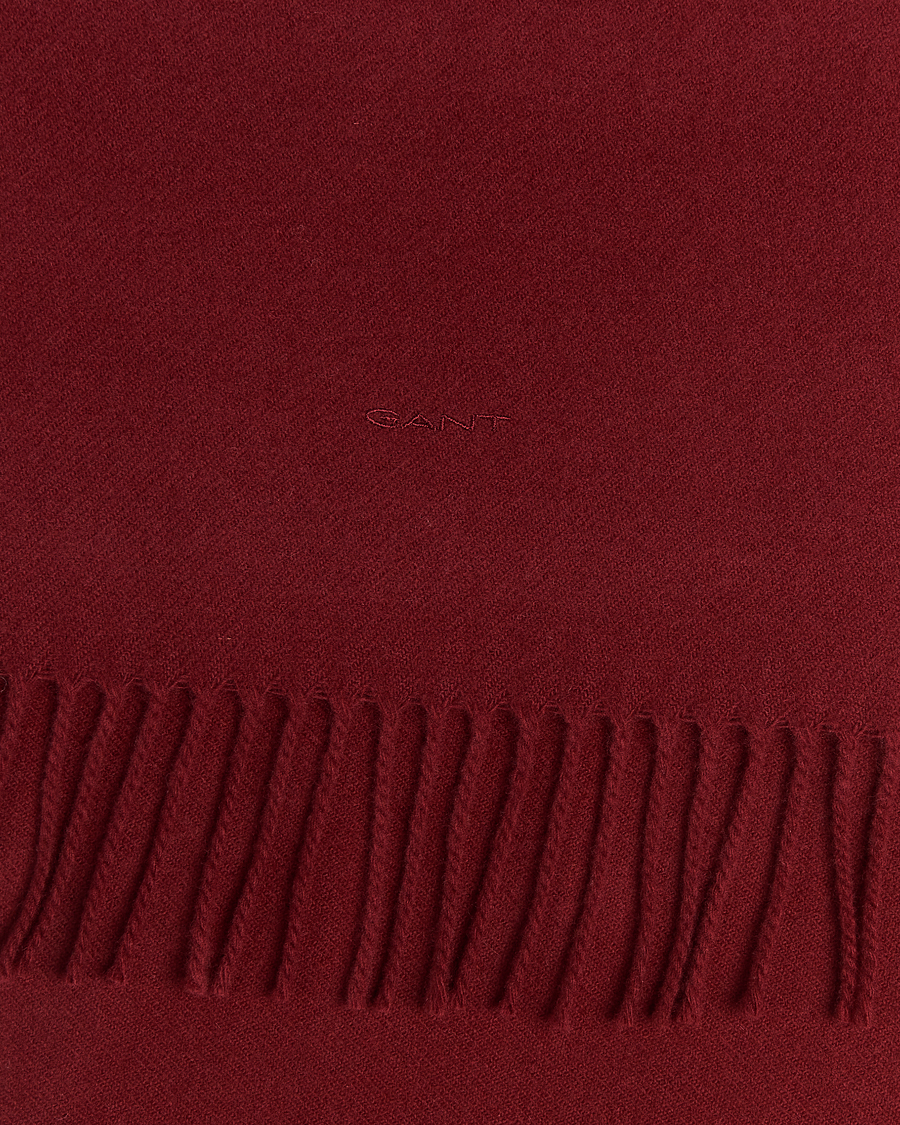 Herren | Schals | GANT | Wool Scarf Plumped Red
