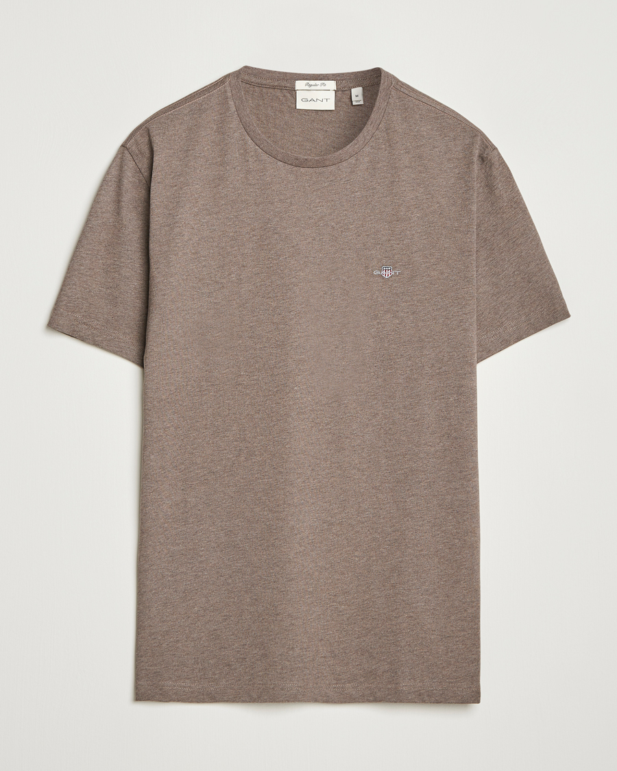 Herren | T-Shirts | GANT | The Original T-Shirt Seawood Melange
